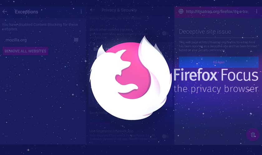 Firefox Focus now comes with enhanced privacy settings