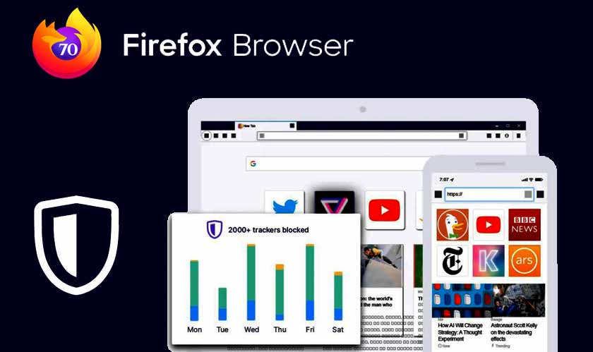 Firefox 70 has privacy reports and new password generator