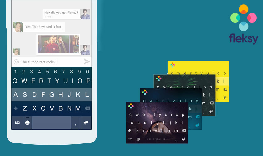Fleksy keyboard for Android now let's users play video