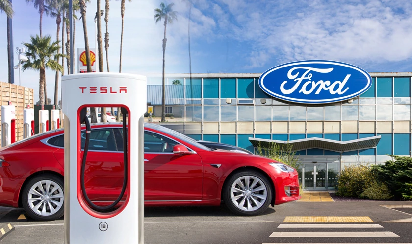 Ford will implement Tesla’s charging technology into its EVs