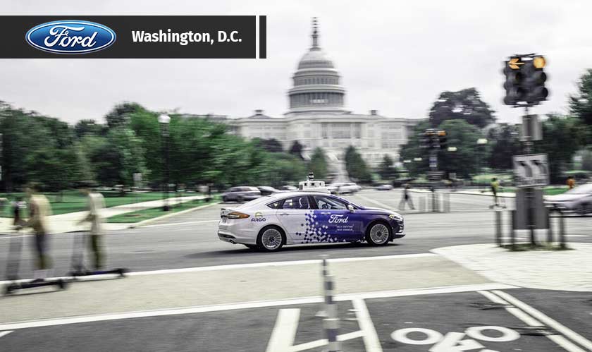 Ford to test its self-driving cars in Washington, D.C. in 2019