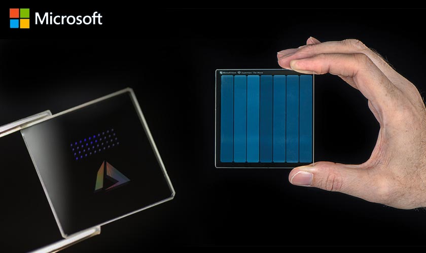 Microsoft's Project Silica to develop storage for cloud computing