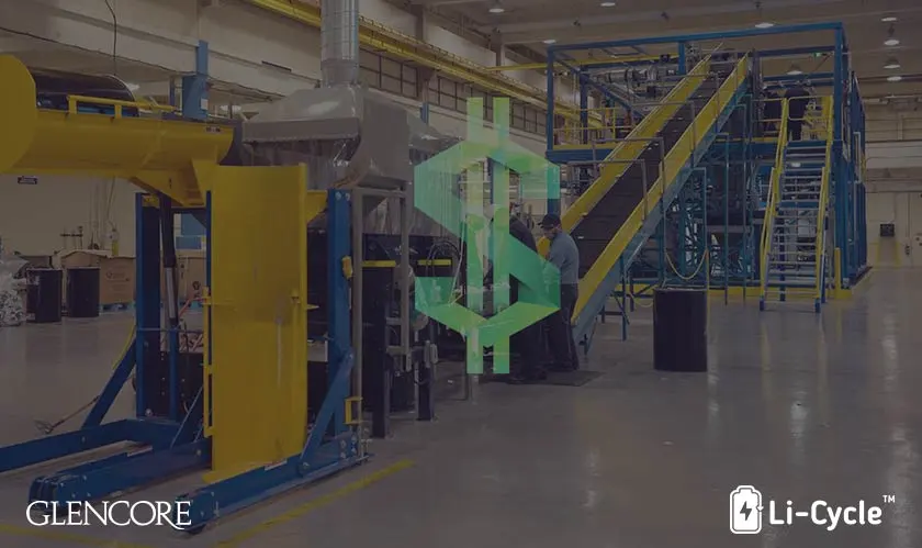Glencore to invest $200M in battery recycler Li-Cycle