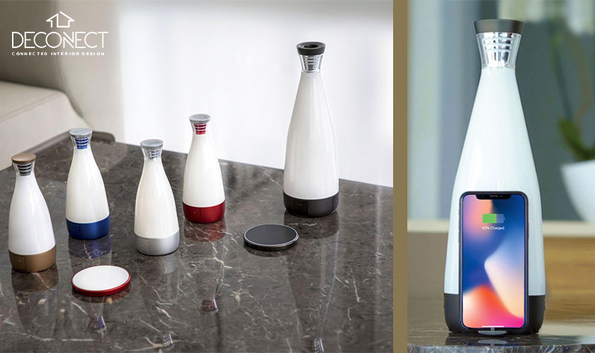 Deconnect's New Bottle-like Wireless Charger that also Glows: Gloo
