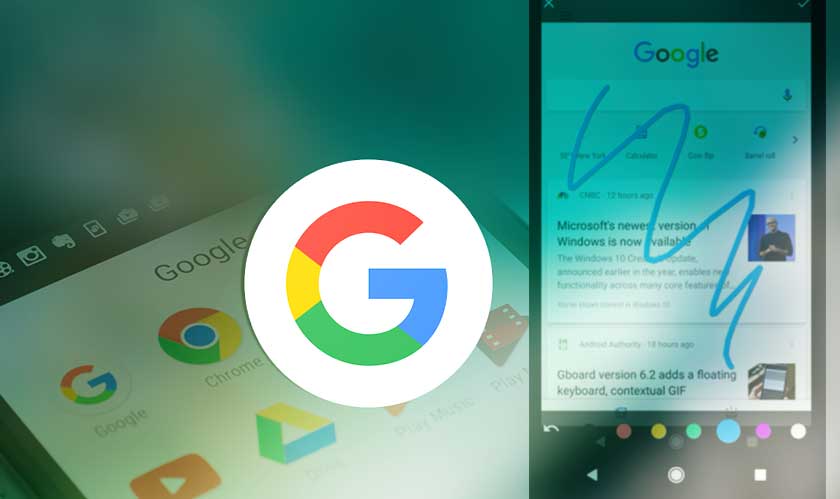 Google App tests Screenshot Editing