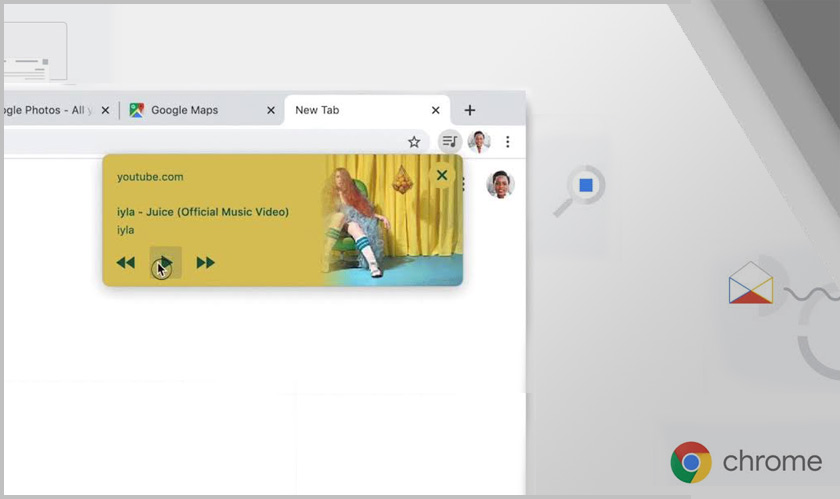 Media controls is the latest feature