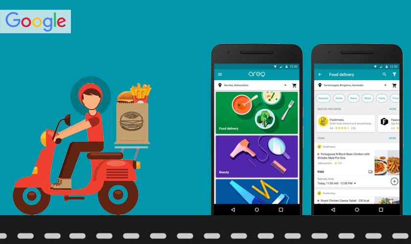Food comes home on Google