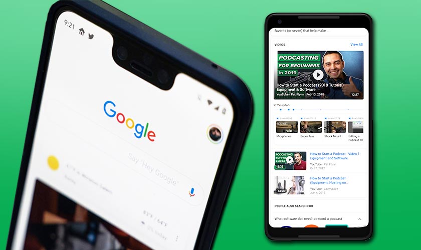 Google search now reveals key moments in video