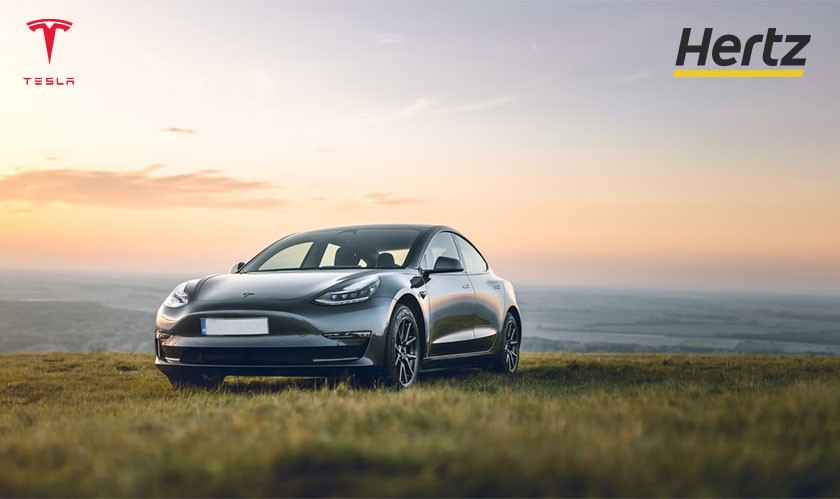 Hertz places an order for 100,000 Tesla Model 3 electric vehicles in a bid to go electric
