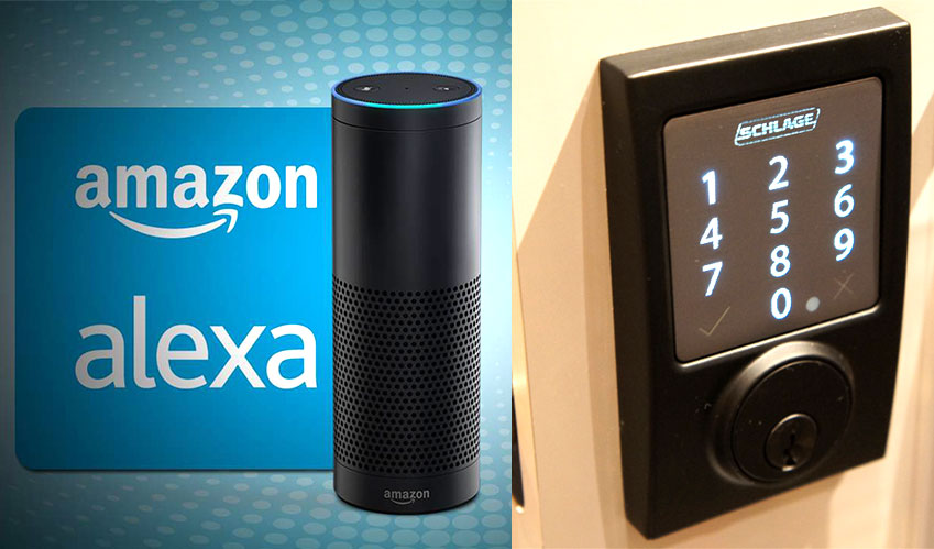 Hey Alexa, open the Schlage smart locks!