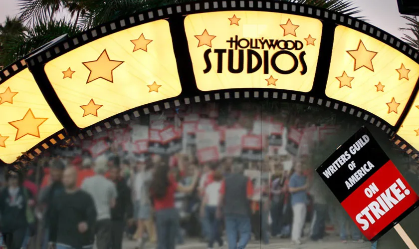 Hollywood studios striking writers
