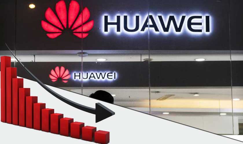 Huawei braces for a massive revenue fall