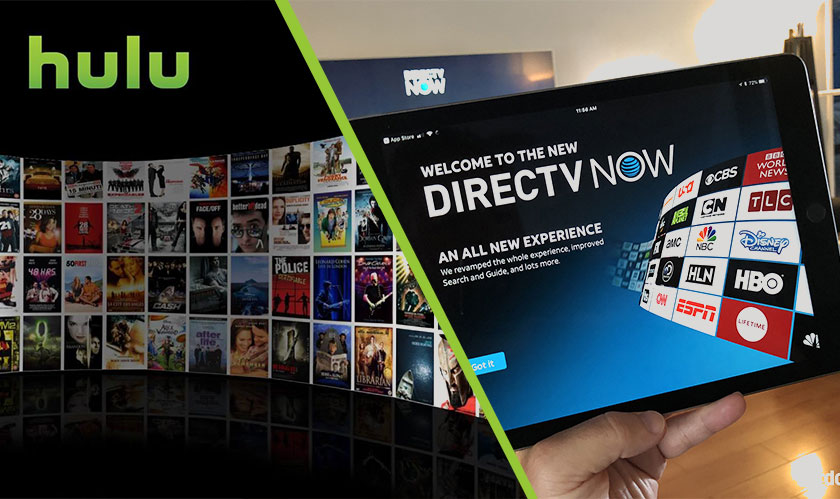 Advertisements when you pause streaming on Hulu and DirecTV