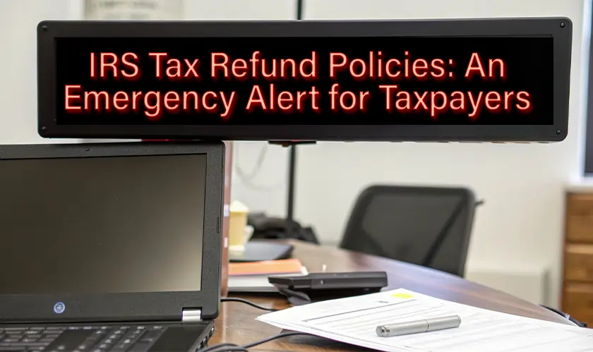 IRS Tax Refund Policies: An Emergency Alert for Taxpayers
