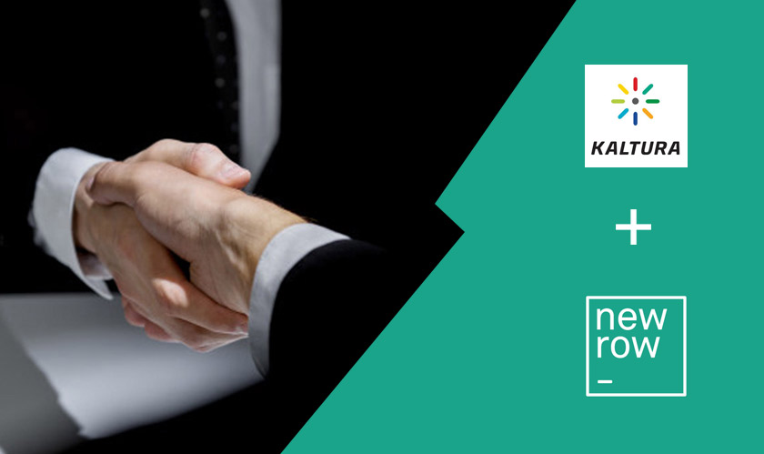 Newrow acquired by Kaltura