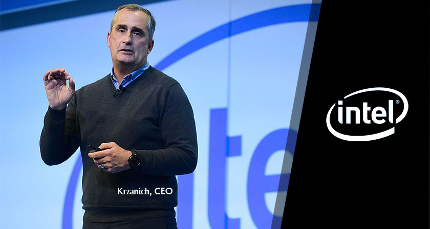 Krzanich, Intel's CEO pledged to concentrate on AI, IoT, and 5G wireless for the future