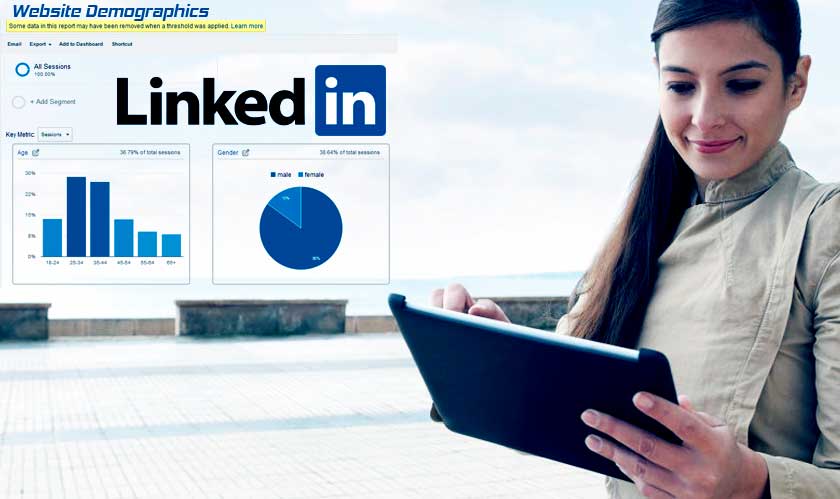 LinkedIn tells you who's visiting your website