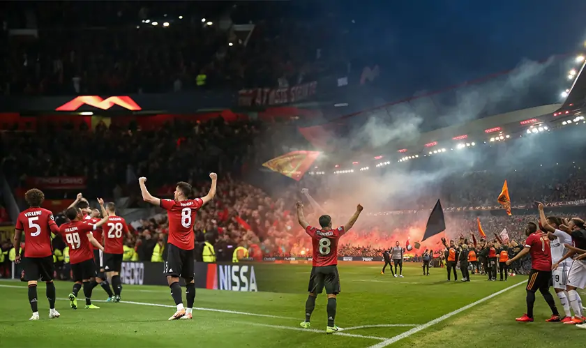 Manchester United, Victory, Lyon