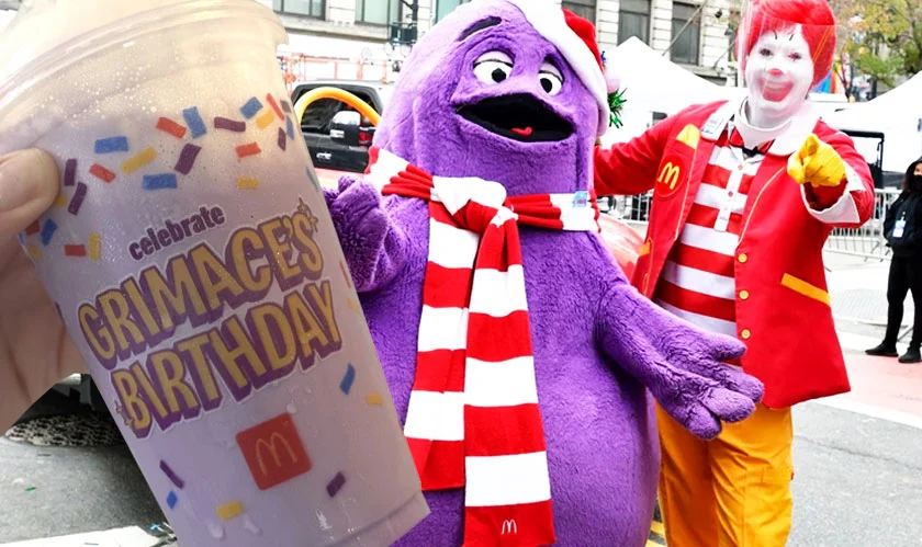 McDonalds grimace shake