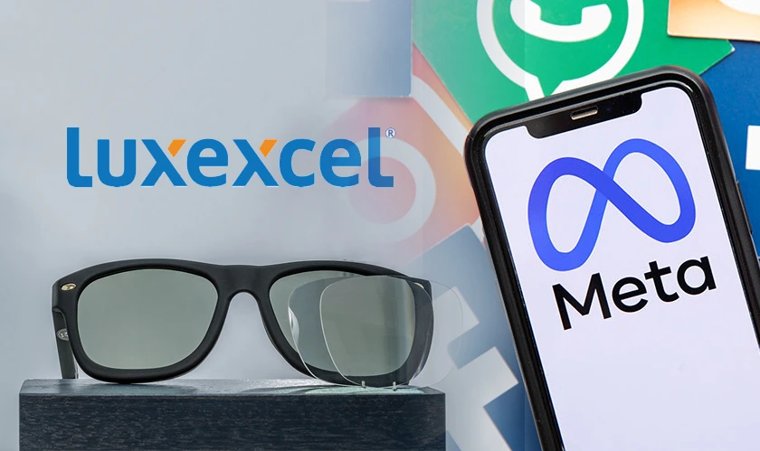 Luxexcel, a smart eyewear company, has been purchased by Meta