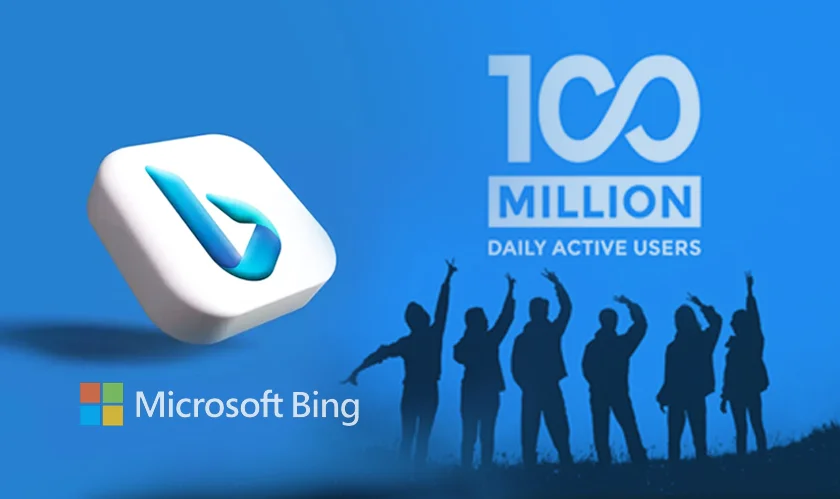 Microsoft Bing now has 100 million active users in an effort to overtake Google