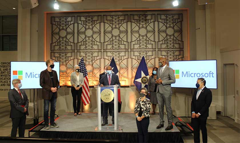 Microsoft Expands Digital Alliance with the city of Houston
