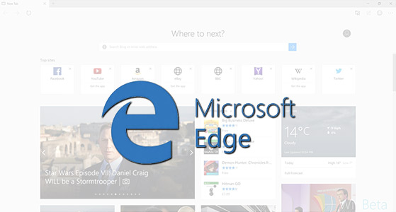 Microsoft Edge incorporates new features to Windows 10