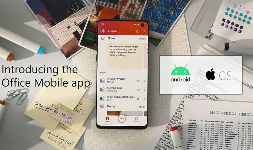 Microsoft launches new office mobile app