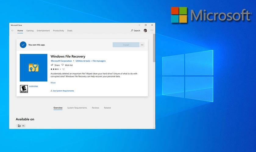 Microsoft launches its own Windows File Recovery App