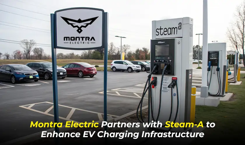 Montra Electric, Partners, Steam-A, EV Charging Infrastructure