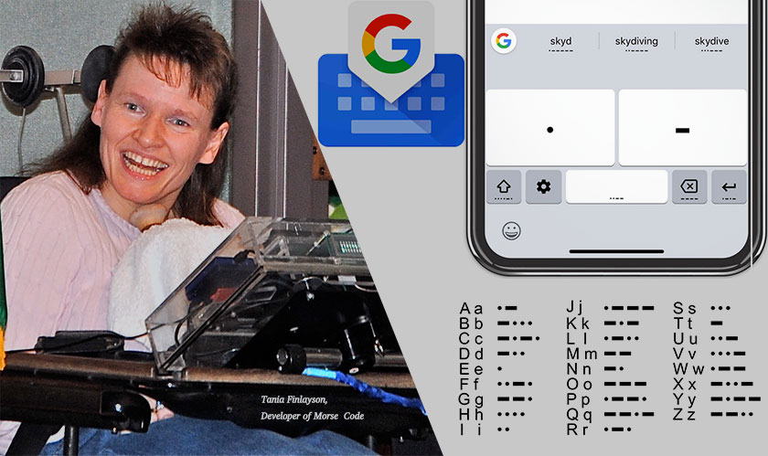 Life livable, says Google-Finlayson's Morse code-infused Gboard