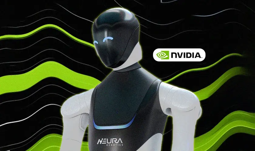 Neura Robotics, 4NE-1, humanoid robot, Nvidia, Siggraph conference, AI