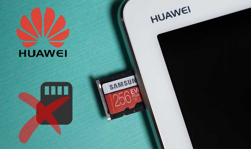 No more microSD cards for Huawei phones