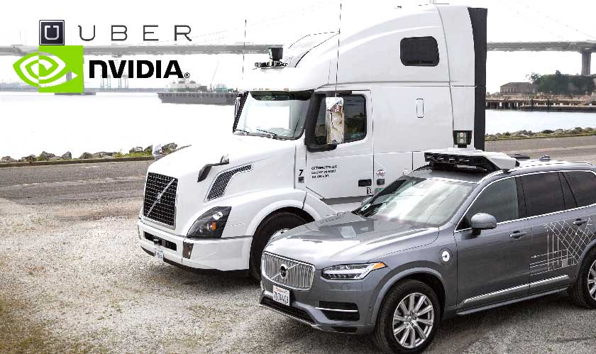 Nvidia and Uber to work together for Self-driving cars