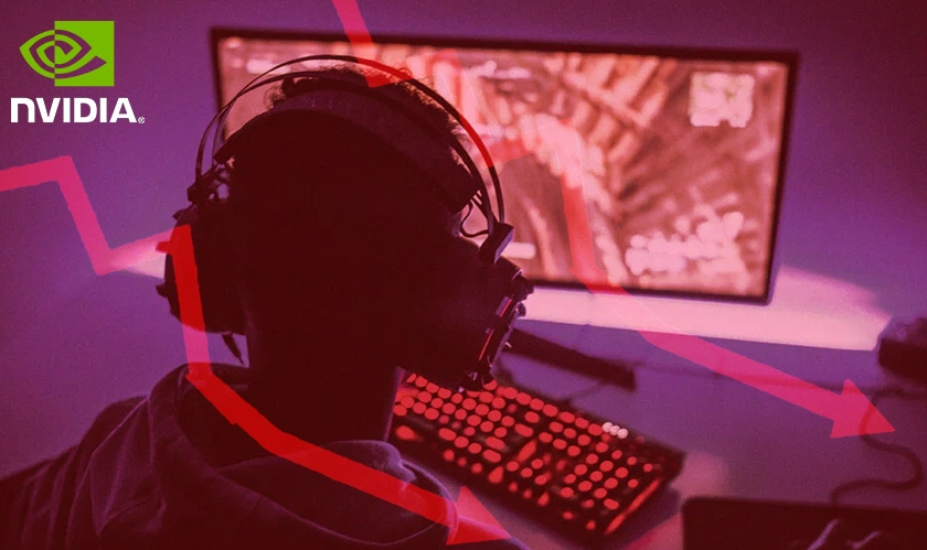 Nvidia’s shares drop 7% as video gaming market slows down