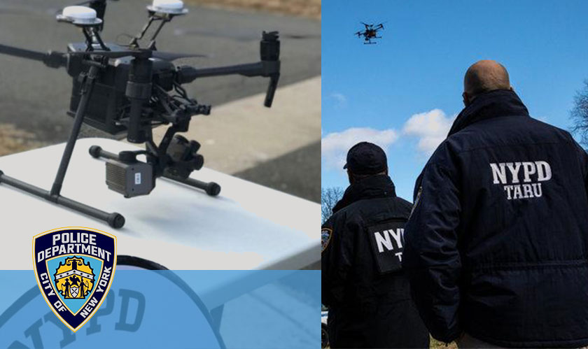 NYPD police officers are now armed with a fleet of drones