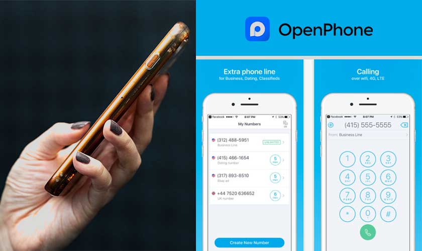 OpenPhone provides a separate business line for $10 per month