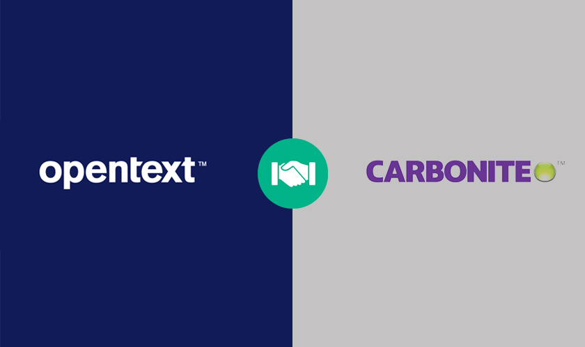 OpenText is acquiring Carbonite for $1.42 billion