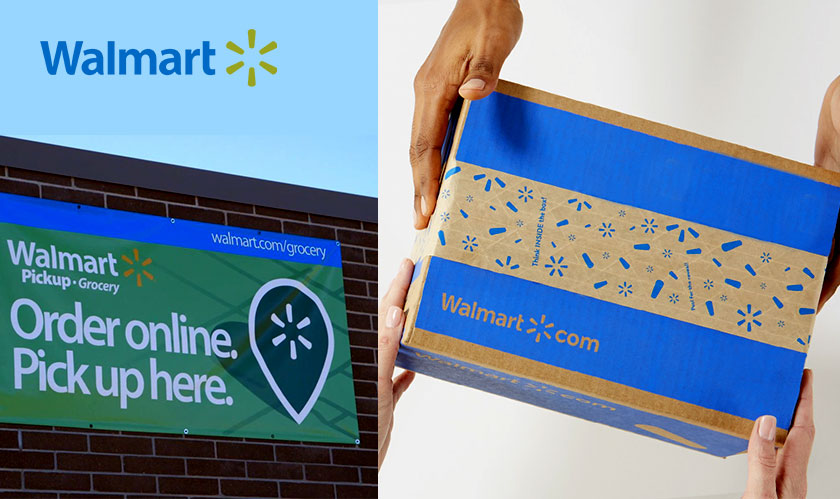 You can order from Walmart's online store while in-store