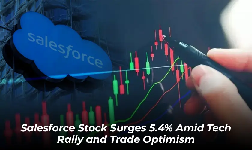 Salesforce, Stock Surges, Tech Rally, Trade Optimism