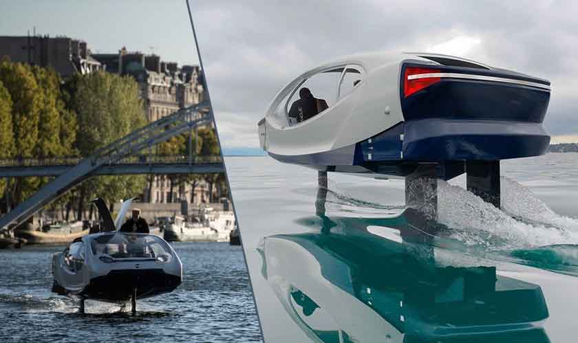 Seabubbles designs a boat to lessen traffic and pollution in cities