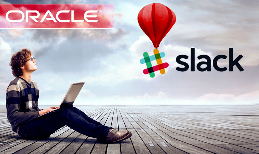 Slack partners with Oracle for a workplace messaging app.