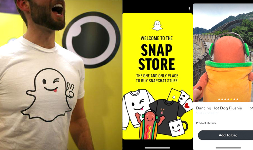 Snap Store is the latest merchandise selling app from Snapchat