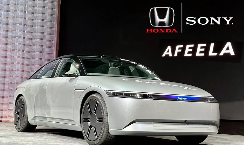 Sony and Honda introduced their new electric vehicle brand, Afeela, at CES