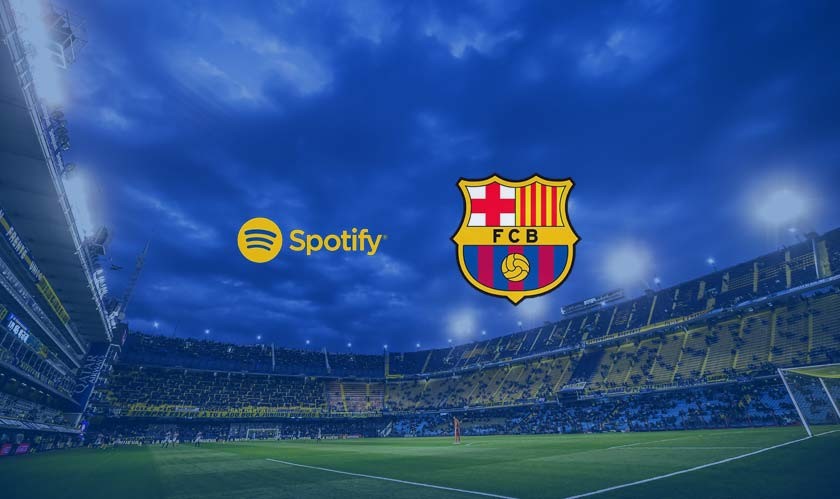 Spotify and FC Barcelona agree to a sponsorship deal