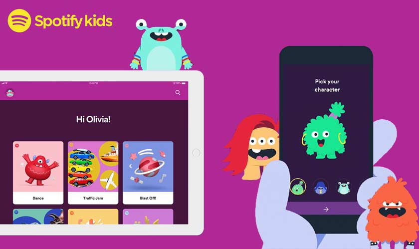 Spotify launches a special version for kids