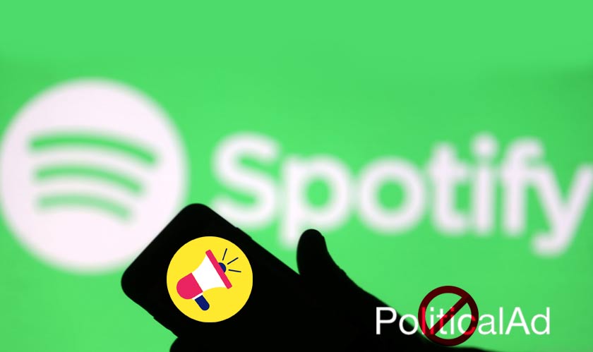 Spotify will be suspending political ads in 2020