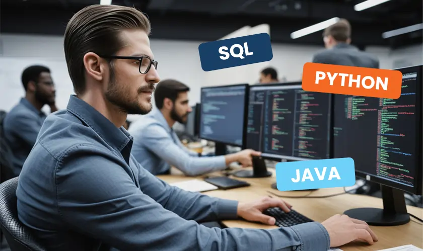 SQL, Python, Java, job market, in-demand programming skills