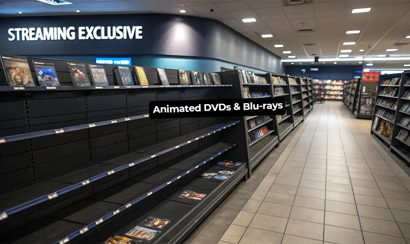 Streaming Wars, Scarcity, Animated, Physical Media
