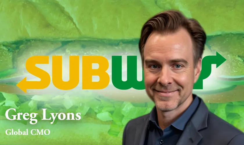 Subway Appoints Greg Lyons as Global CMO amid Strategic Shift